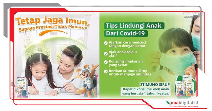 Jelang Sekolah Tatap Muka, Lindungi Anak Anda dengan STIMUNO Sirup